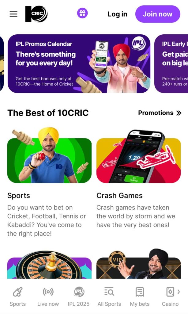 10CRIC website