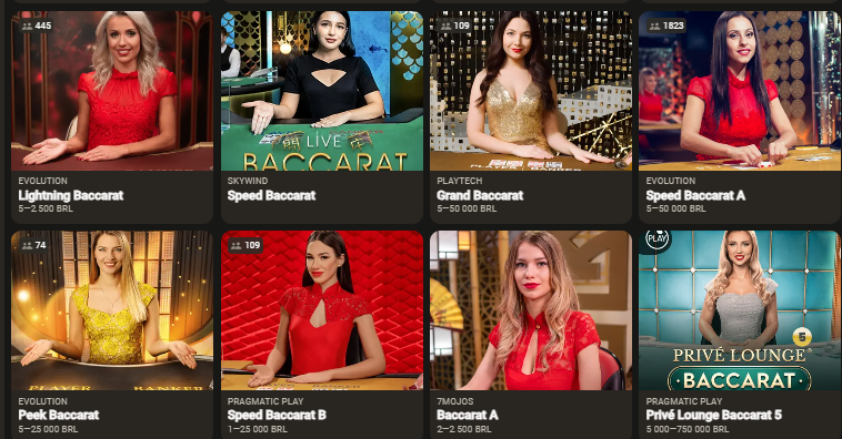 Melhores jogos de cassino bacará