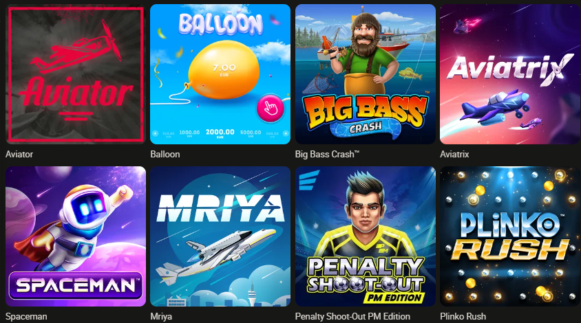 Melhores jogos de cassino crash games