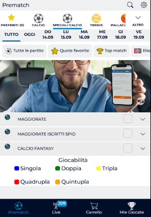AdmiralBet scommesse