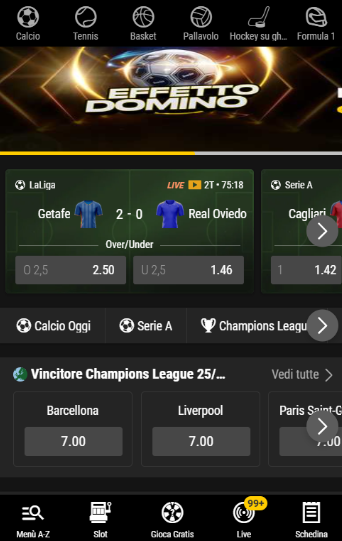 Bwin scommesse