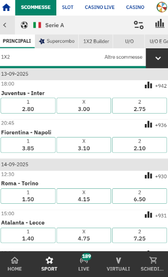 Lottomatica scommesse