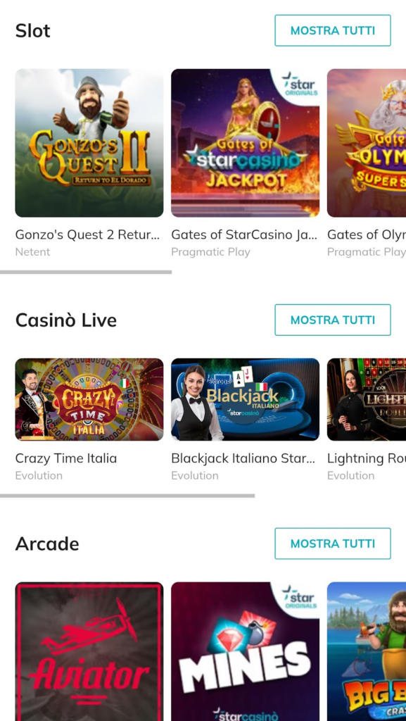 Bonus cashback casinò di StarCasinò