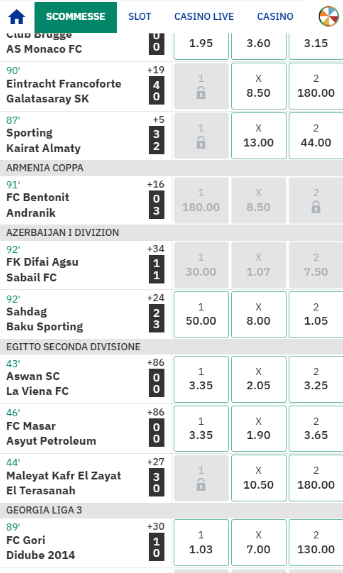 Lottomatica: bonus di benvenuto scommesse