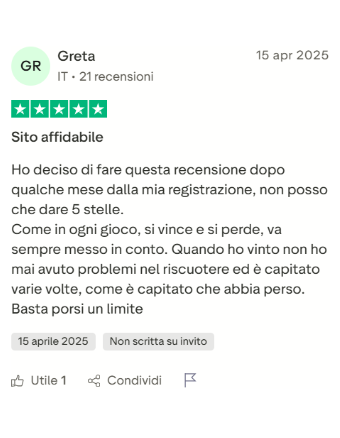 Lottomatica su Trustpilot