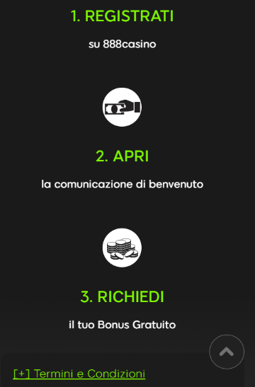 Come registrarsi e come richiedere il bonus