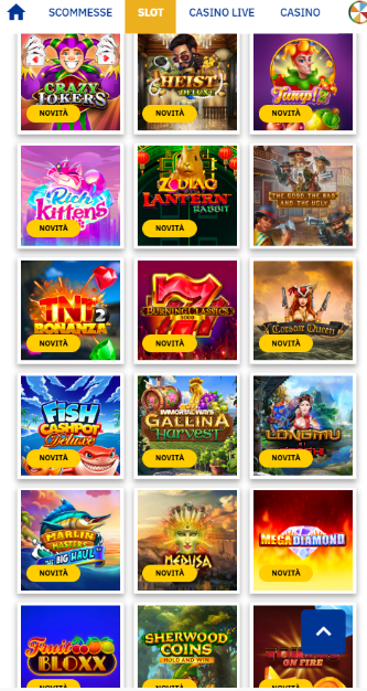 Bonus benvenuto casinò Lottomatica