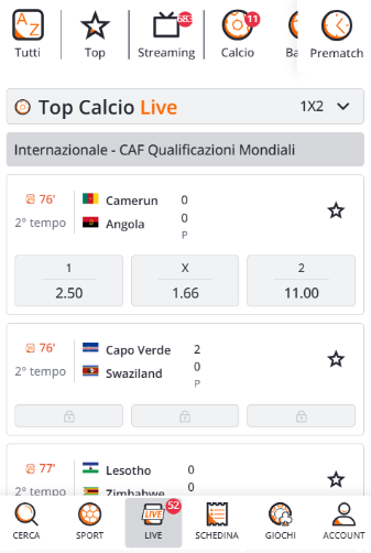 Betsson a confronto con altri operatori