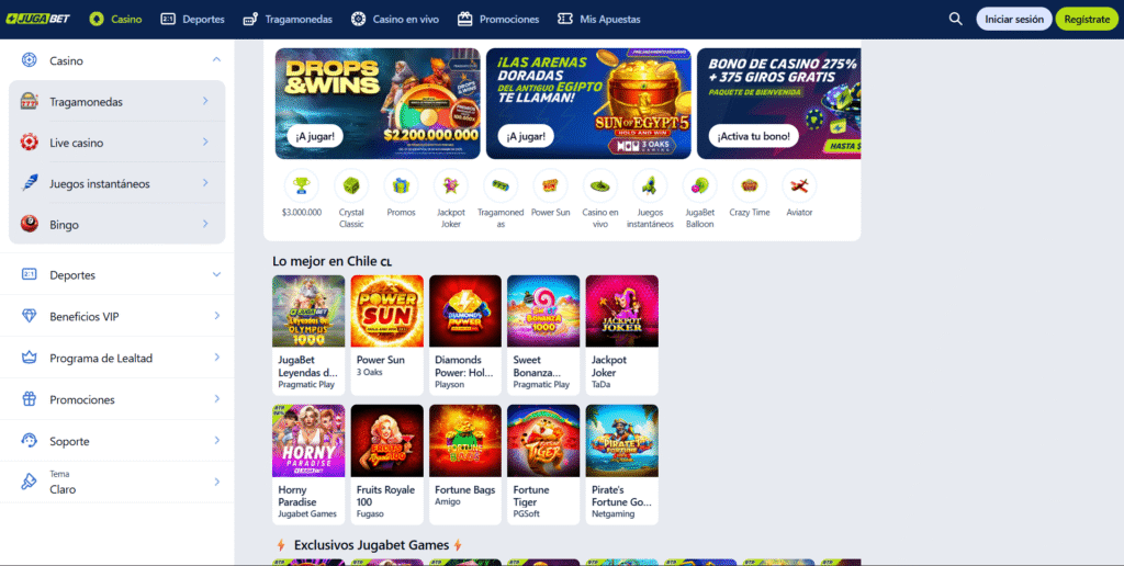 Casino JugaBet Chile