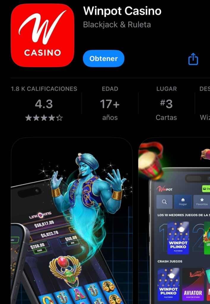 Versión móvil de Winpot México