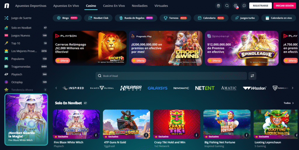 Novibet Casino Chile