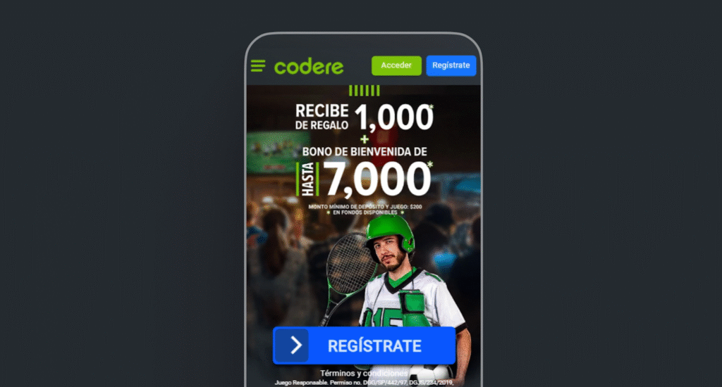 Codere app: Guía rápida para apostar desde el celular