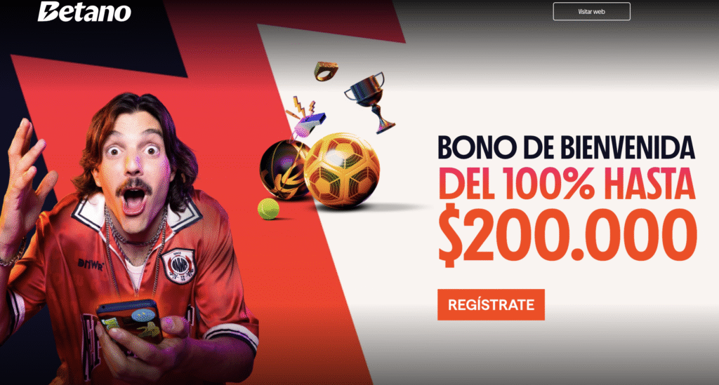Bono de bienvenida Betano para deportes