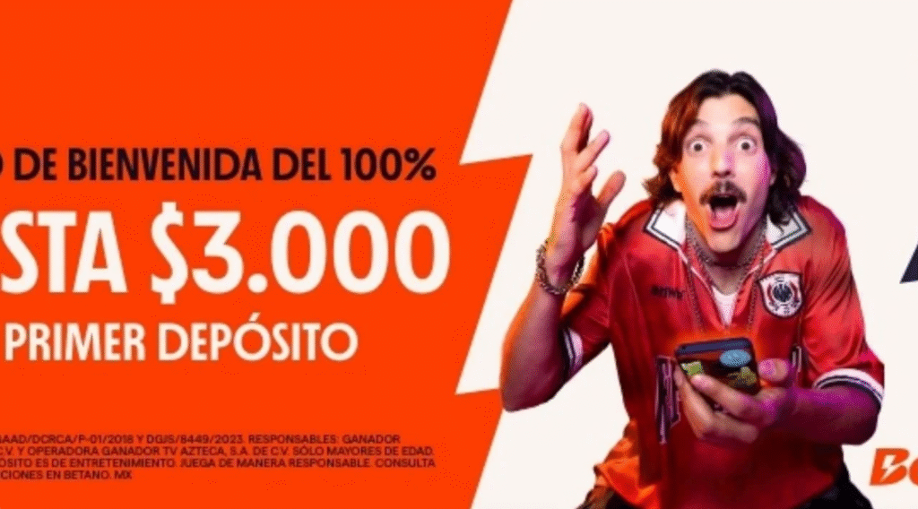 Bono de bienvenida en deportes Betano México