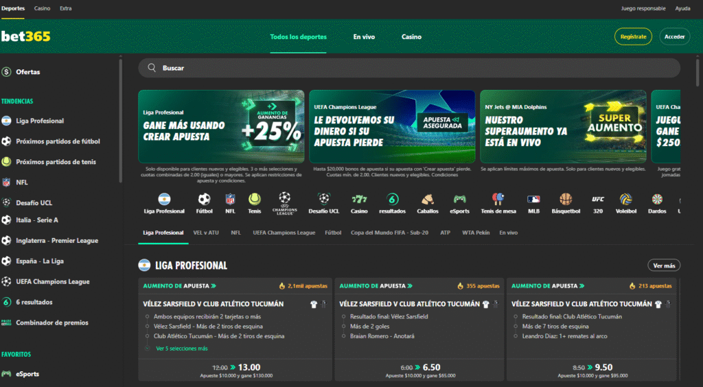 bet365: las mejores cuotas del mercado