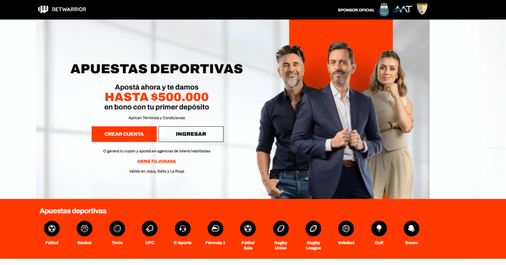 Código de bono BetWarrior Argentina