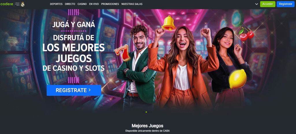 Código promocional Codere Argentina