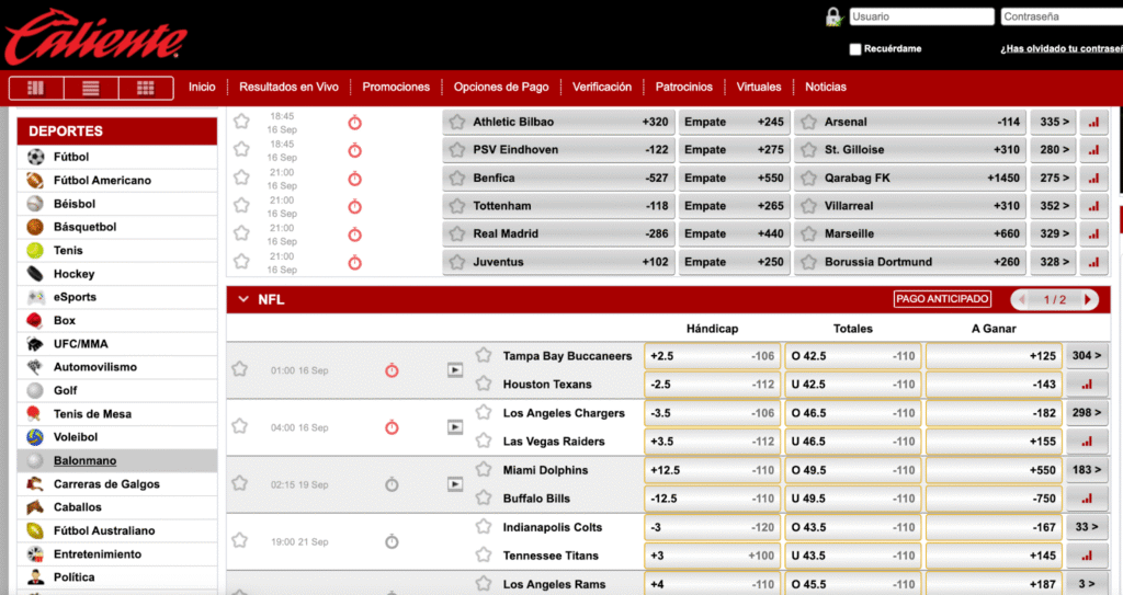 Disciplinas donde usar la promo del código promocional Caliente