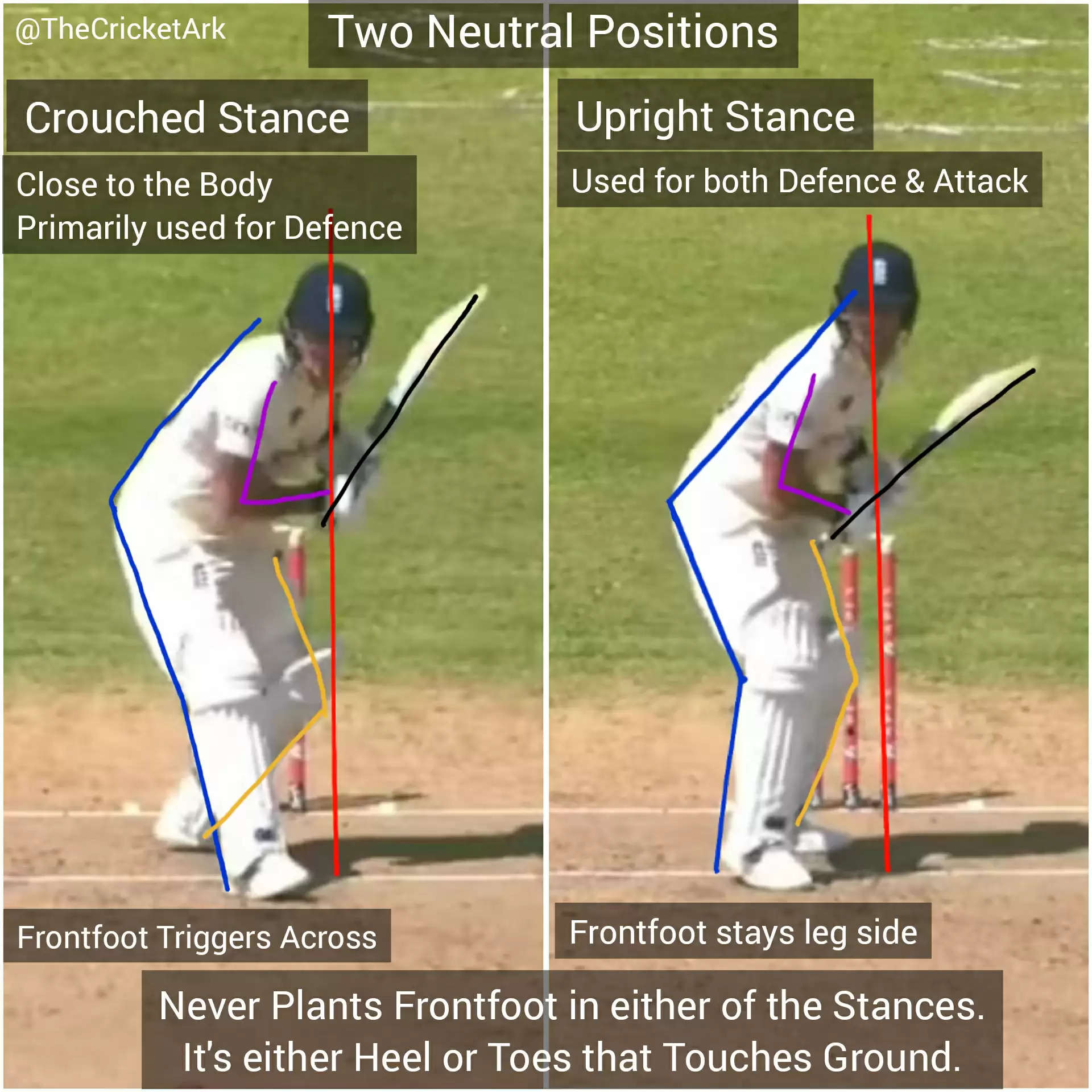 What is the Best Cricket Batting Stance