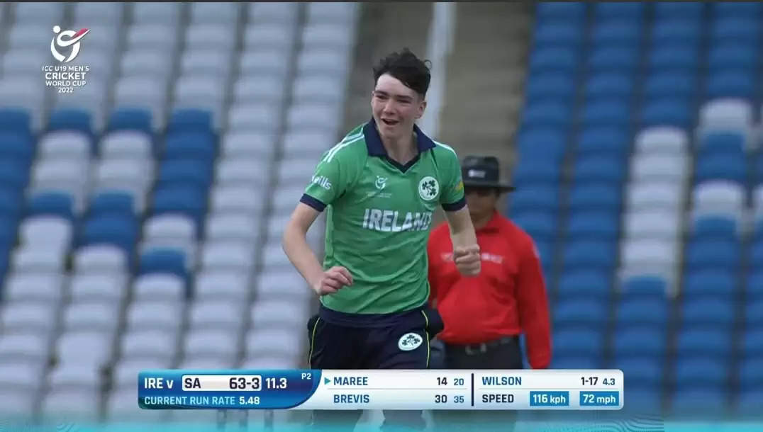 WATCH: 15-year-old Ireland bowler Reuben Wilson’s terrific in-swinger at U19 World Cup 2022