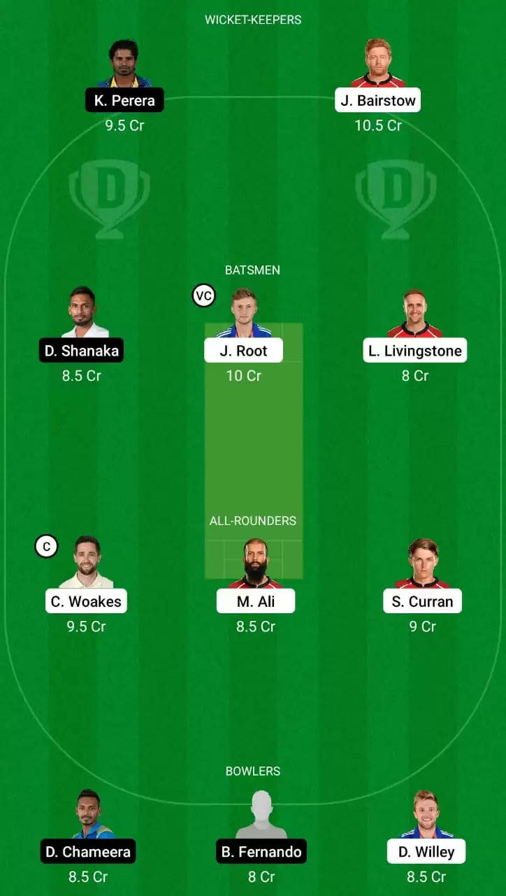 2nd ODI | ENG vs SL Dream11 Team Prediction: England vs Sri Lanka Best Fantasy Cricket Tips, Playing XI and Top Player Picks