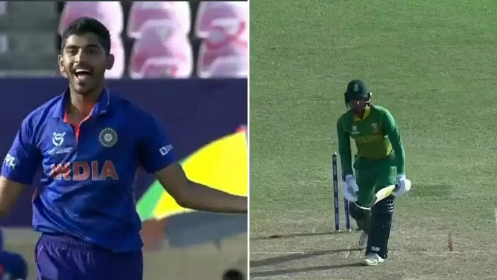 WATCH: India U19 star Vicky Ostwal with a dream delivery during his five-for vs SA