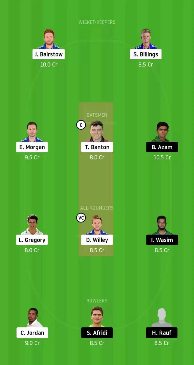 ENG vs PAK Dream11 Prediction: 1st T20I Best Dream11 Team, Fantasy Cricket Tips and Playing XI updates