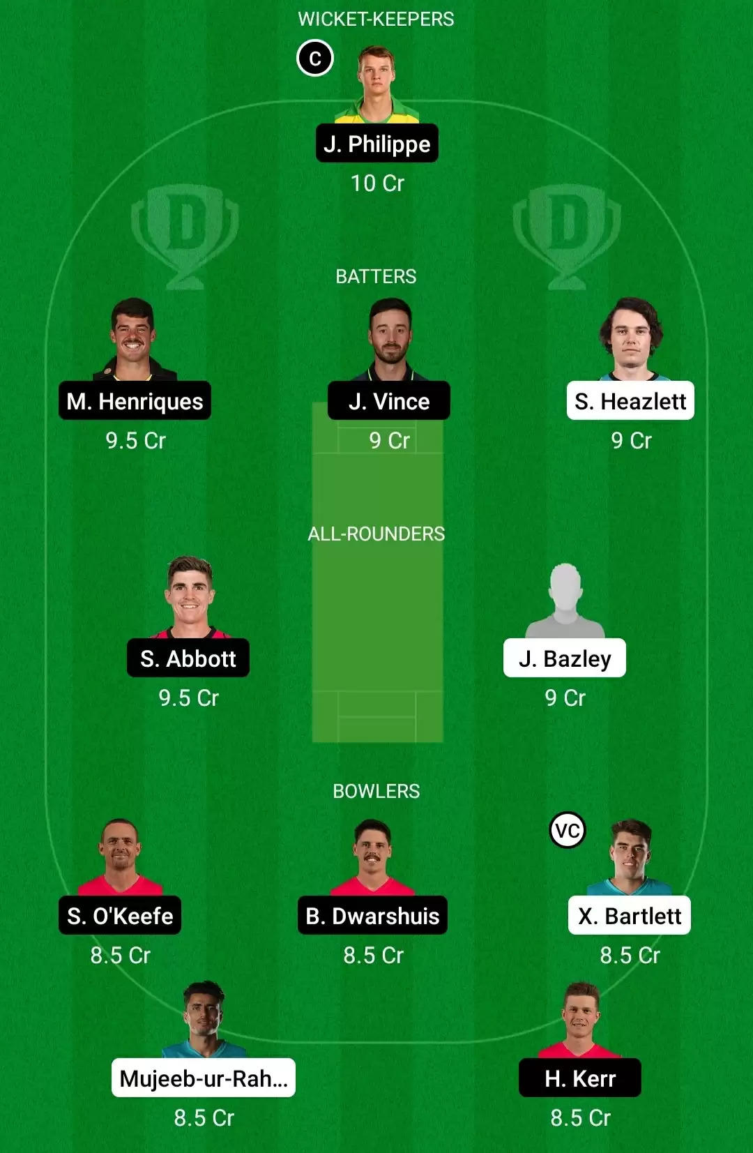 HEA vs SIX Dream11 Prediction for BBL 2021-22: Playing XI, Fantasy Cricket Tips, Team, Weather Updates and Pitch Report