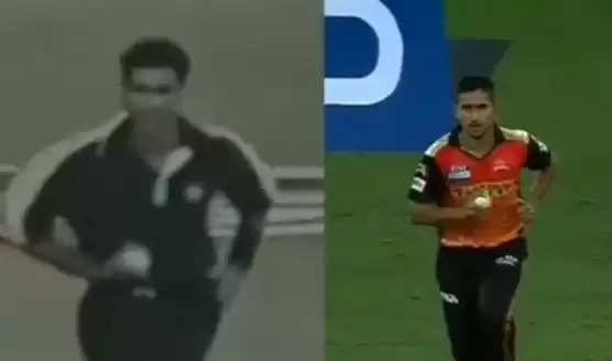 WATCH: Umran Malik’s bowling action that has an uncanny resemblance to Waqar Younis