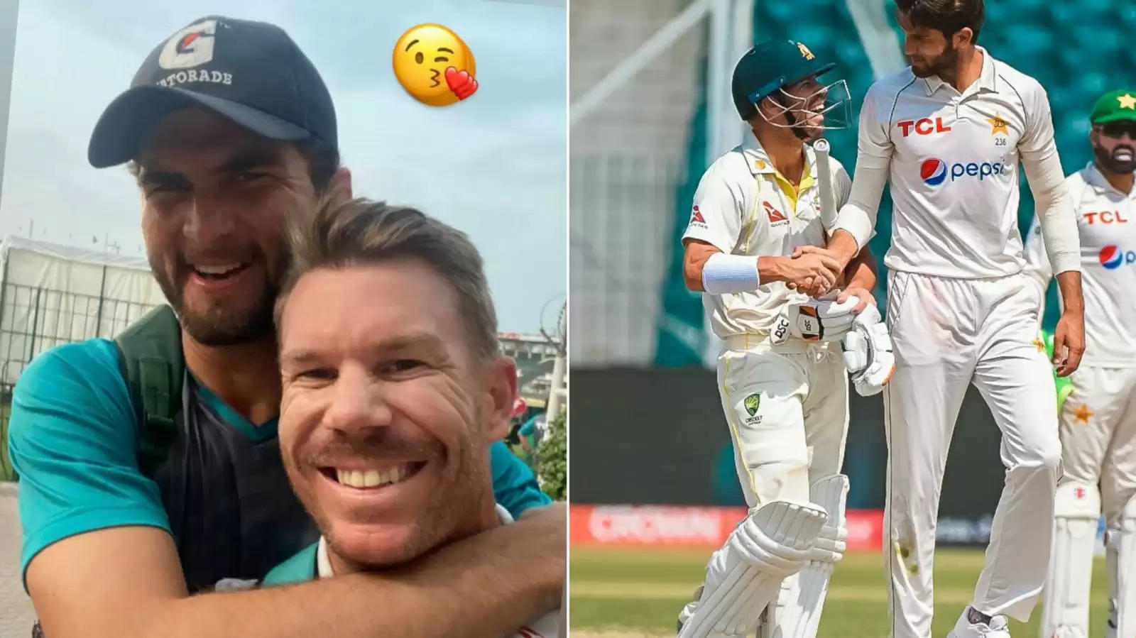 WATCH: Shaheen Afridi – David Warner friendship blossoms; shakes hands after dismissing Aussie with a peach