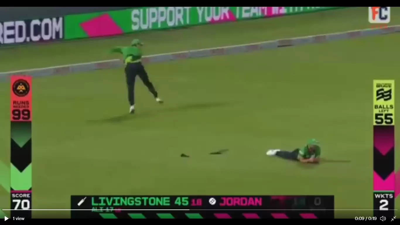 WATCH: RCB-recruit Tim David runs Liam Livingstone out from boundary; turns The Hundred final on its head