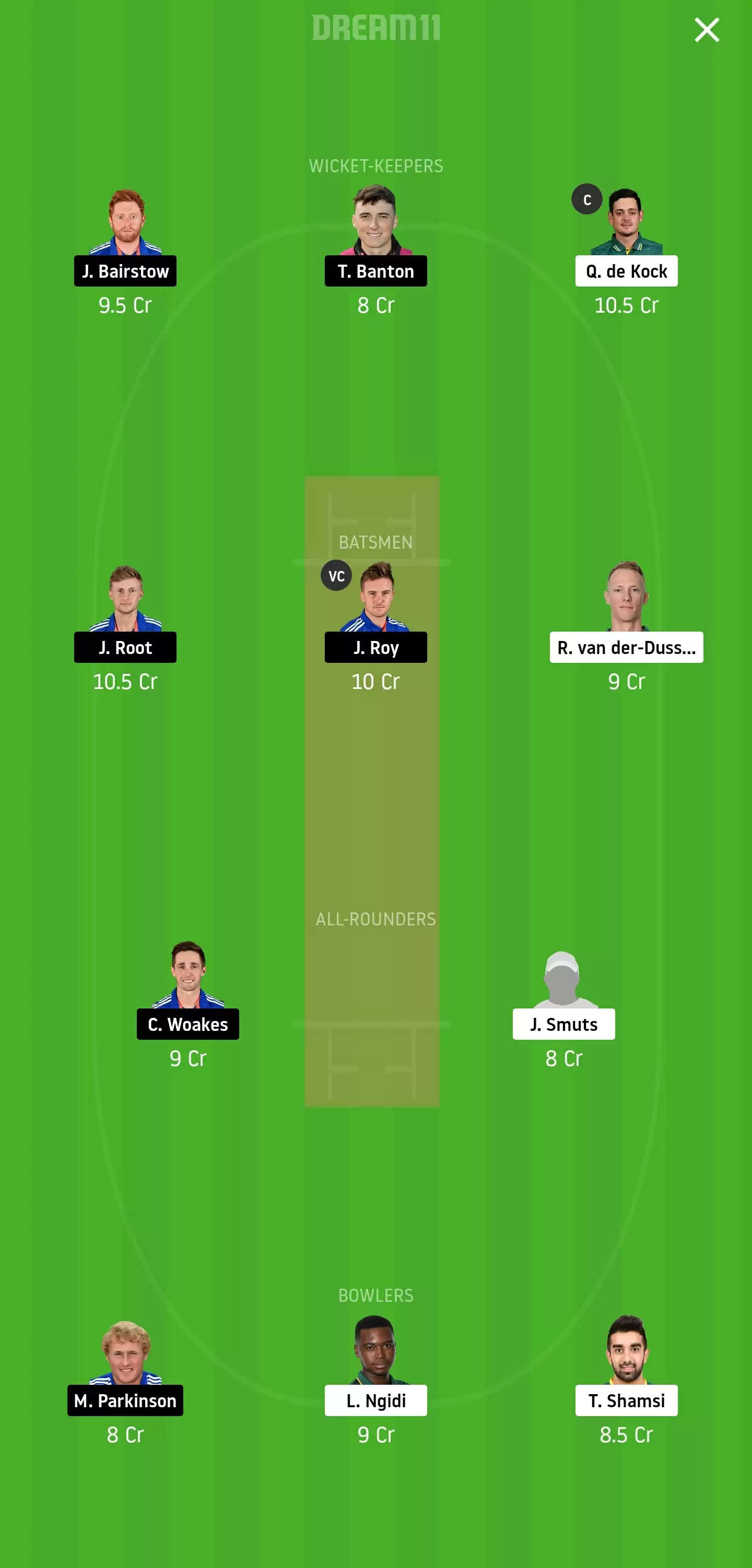 1st ODI: SA vs ENG Dream11 Prediction, Fantasy Cricket Tips, Playing XI, Team, Pitch Report and Weather Conditions