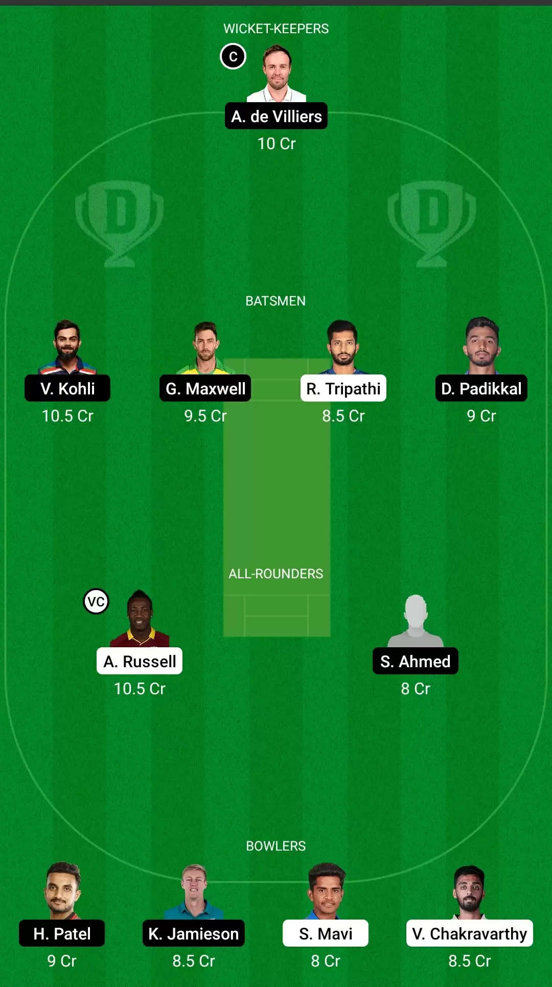 VIVO IPL 2021, Match 30: KKR vs RCB Dream11 Prediction, Fantasy Cricket Tips, Team, Playing 11, Pitch Report, Weather Conditions and Injury Update