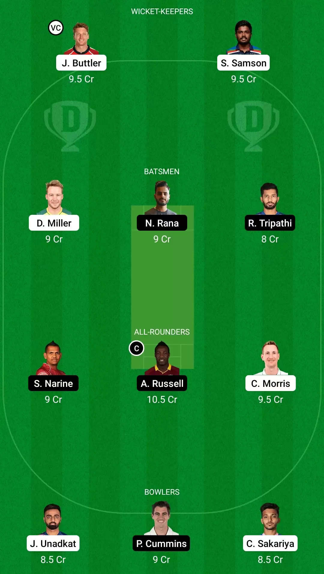 VIVO IPL 2021, Match 18: RR vs KKR Dream11 Prediction, Fantasy Cricket Tips, Team, Playing 11, Pitch Report, Weather Conditions and Injury Update