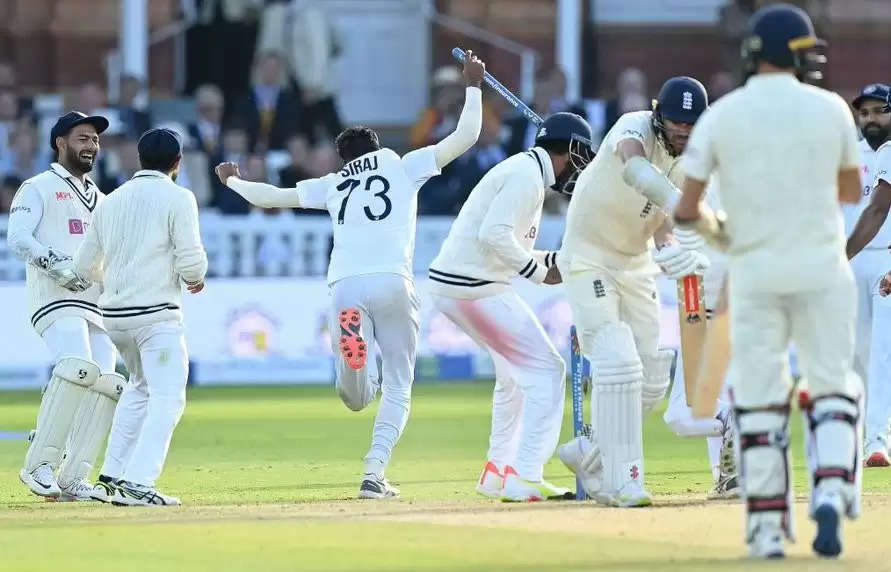 WATCH: Siraj erupts in celebration after picking up last England wicket