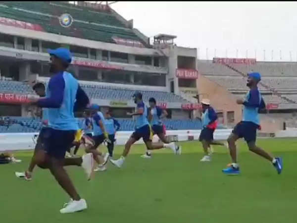 Indian players involve in new drill to increase speed, absorb pressure