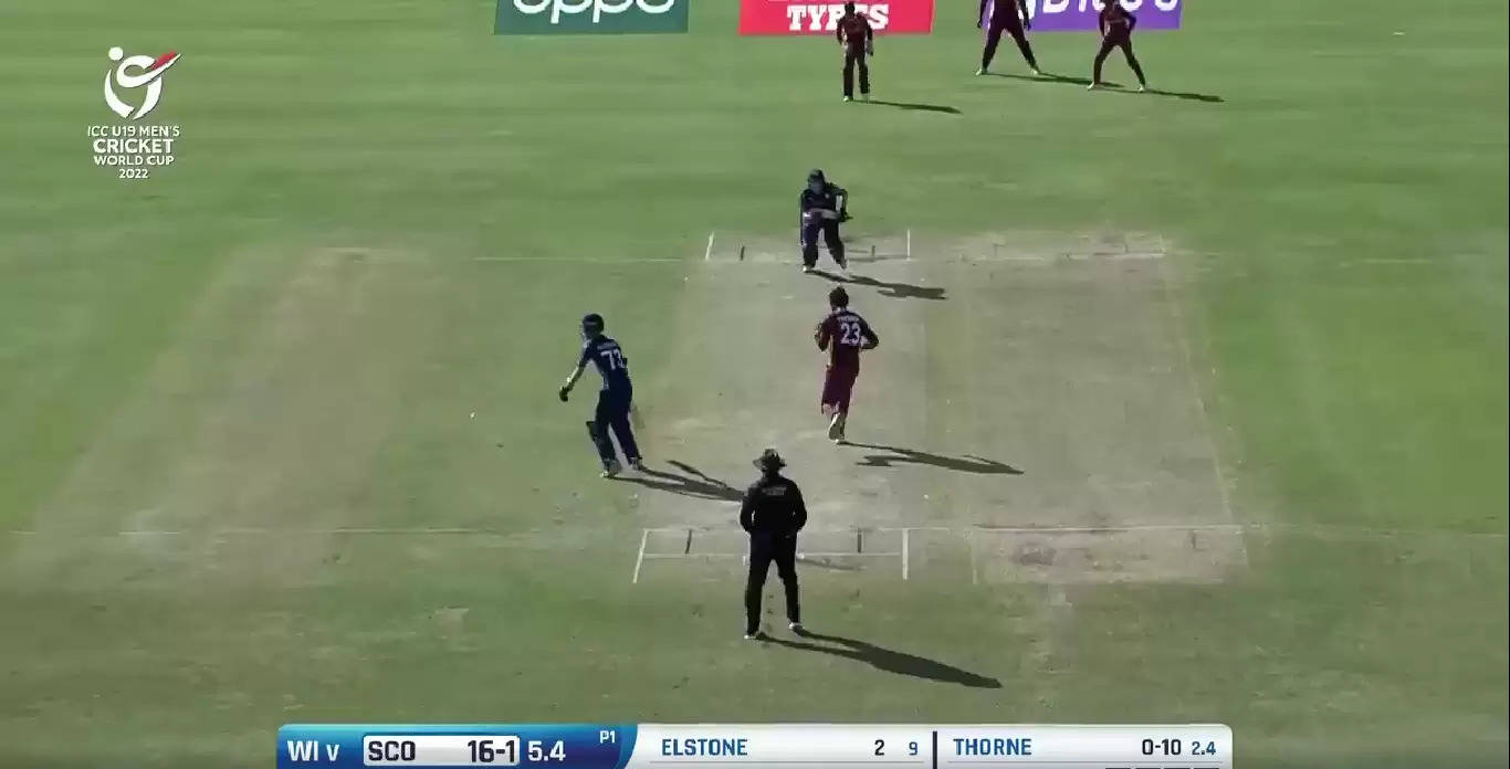 WATCH: Scotland U19 player does a Marnus Labuschagne to attract attention at World Cup