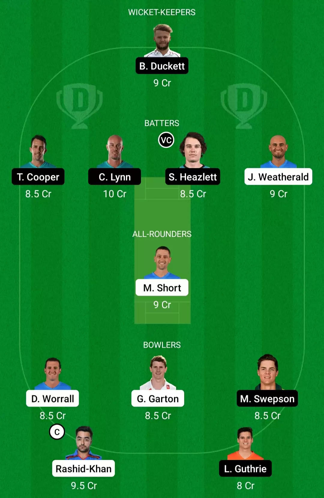 STR vs HEA Dream11 Prediction, BBL 2021-22, Match 18: Playing XI, Fantasy Cricket Tips, Team, Weather Updates and Pitch Report