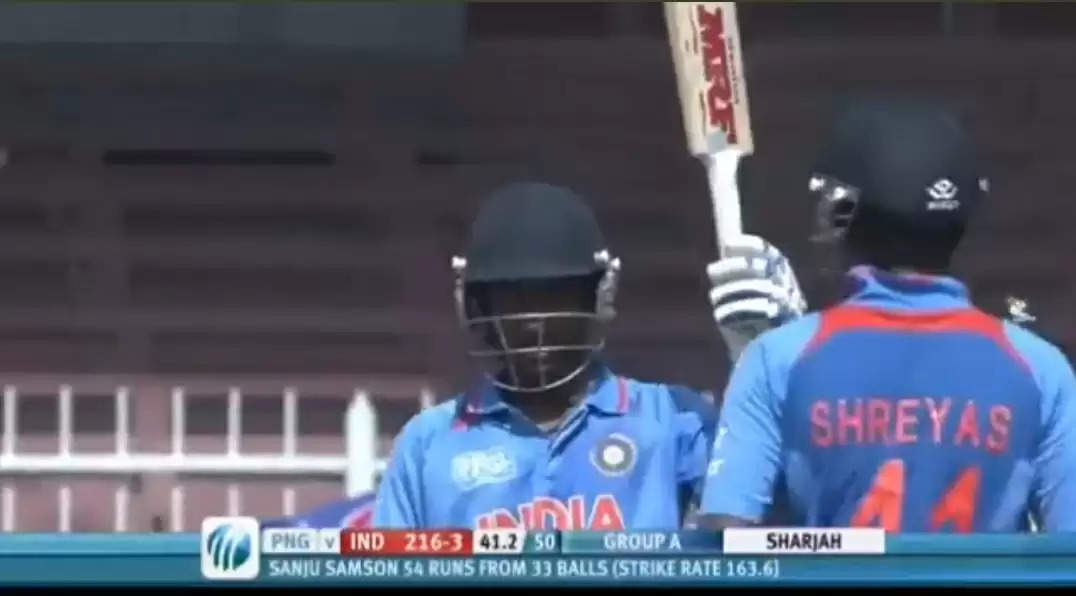WATCH: Sanju Samson playing some eye-catching shots in a 2014 under-19 World Cup game