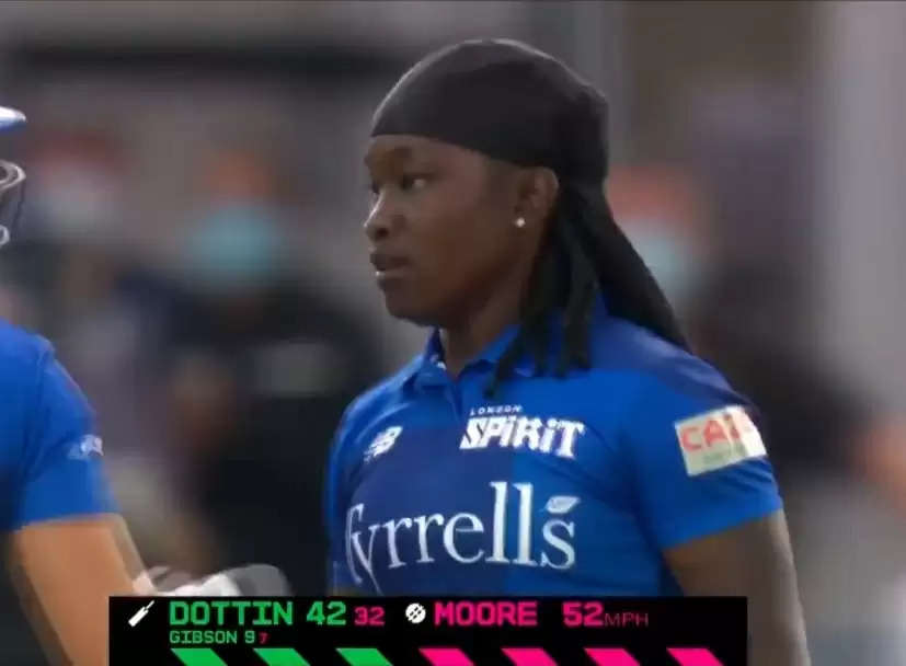 Deandra Dottin bats without helmet in The Hundred; Umpires fail to notice violation of ECB Regulations