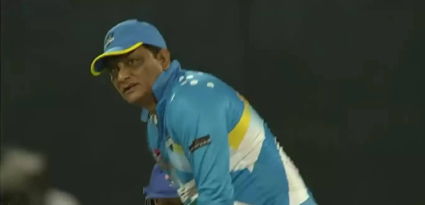 WATCH: Mohammad Azharuddin rolls back the clock with delicious flick while batting with his son in the Friendship Cup