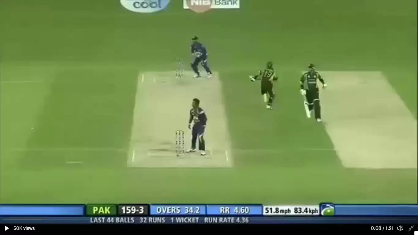 WATCH: When Kumar Sangakkara’s fake run out movement fooled Pakistani batsman, made him dive full stretch