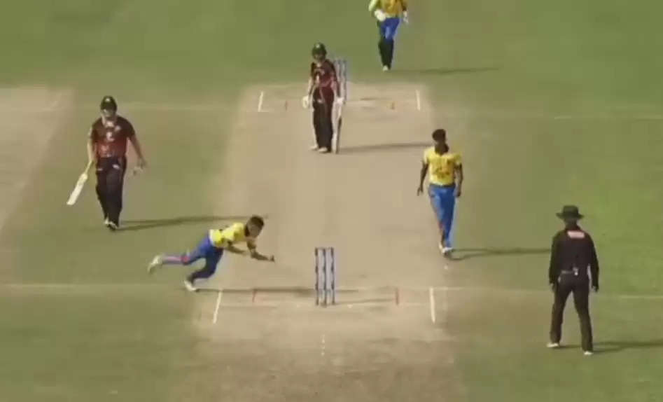 WATCH: Nepal player does a Jonty Rhodes 1992 encore; ironically runs out former South Africa star