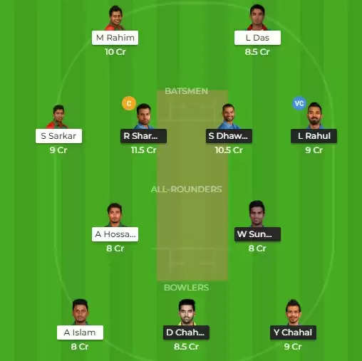 IND vs BAN 3rd T20 Dream11 Prediction: Preview, Fantasy Cricket Tips, Playing XI, Team, Pitch Report and Weather Conditions