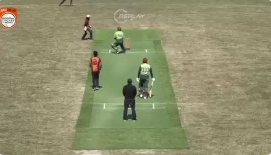 WATCH: ‘Swings Left, Seams Right and Byes’ – Weird Bye in ECS T10 game after bowler hits side strip