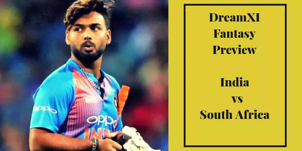 India vs South Africa, 3rd T20I – Dream11 Fantasy Cricket Tips, Playing XI, Pitch Report, Team and Preview