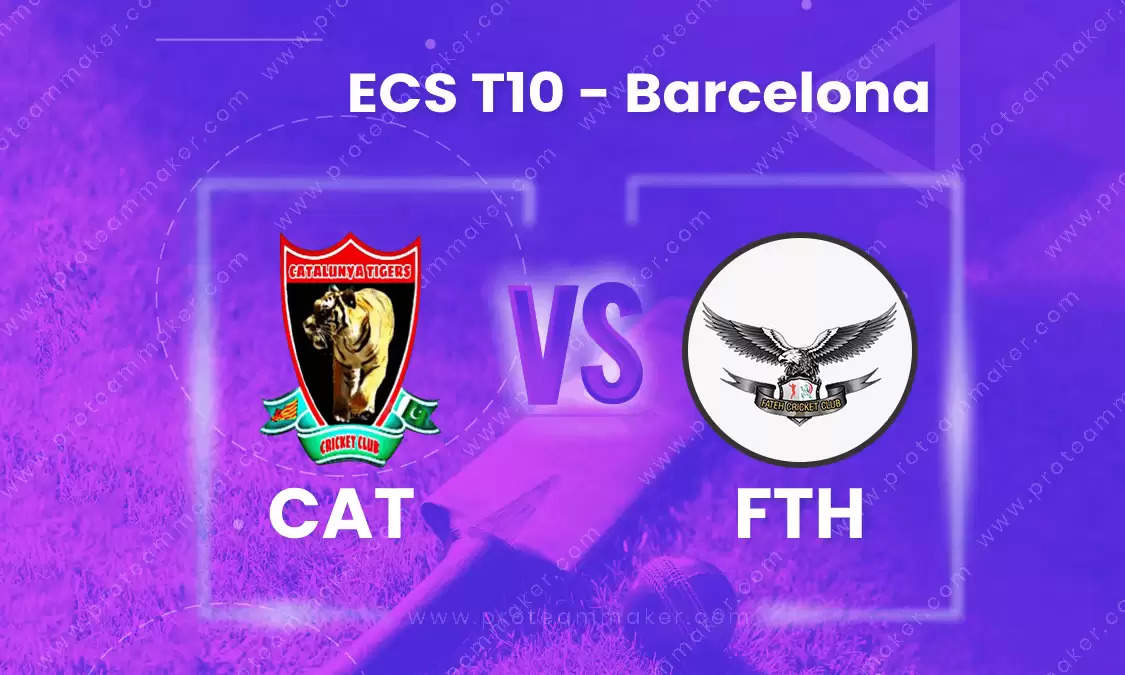 ECS T10 – Barcelona | CAT vs FTH Dream11 Prediction: Catalunya Tigers vs Fateh Fantasy Cricket Tips, Playing XI, Team & Top Player Picks