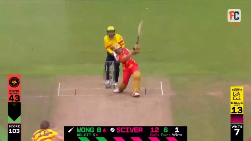 WATCH: 19-year-old Issy Wong Smashes Experienced Nat Sciver for Two Massive Sixes in The Hundred