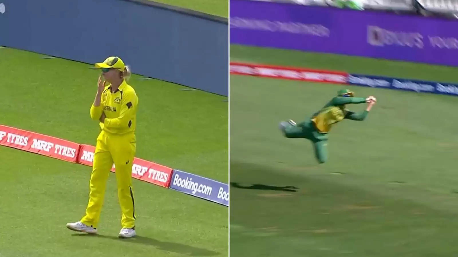 WATCH: Ashleigh Gardner, Mignon du Preez with catch of the tournament contenders in Women’s World Cup game