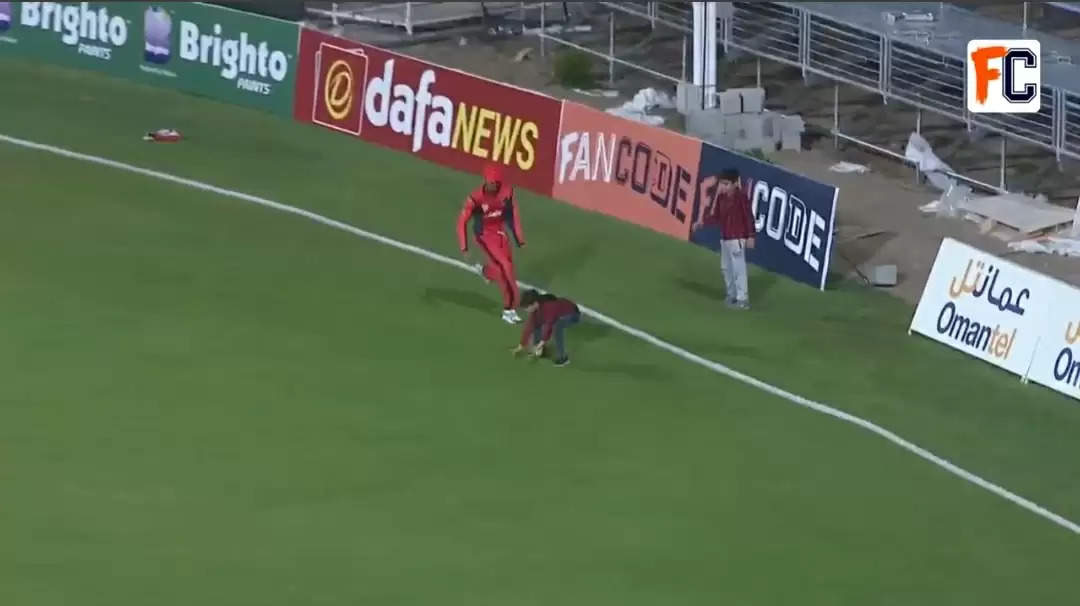 WATCH: Ball boy turns match-saver in epic boundary intervention in Oman D20